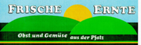 FRISCHE ERNTE Obst und Gemüse aus der Pfalz Logo (DPMA, 07/16/1990)