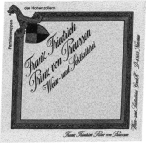 Franz Friedrich Prinz von Preussen Logo (DPMA, 11.01.1992)