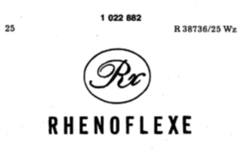 RHENOFLEXE Rx Logo (DPMA, 18.03.1981)