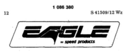 EAGLE BY speed products Logo (DPMA, 02/27/1985)