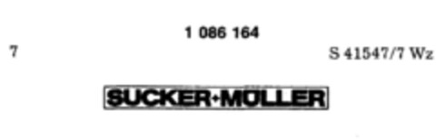 SUCKER+MÜLLER Logo (DPMA, 07.03.1985)