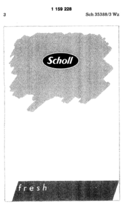 Scholl fresh Logo (DPMA, 13.06.1989)