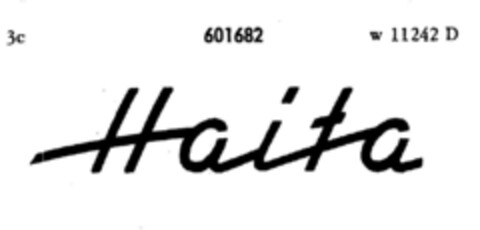 Haita Logo (DPMA, 13.12.1948)