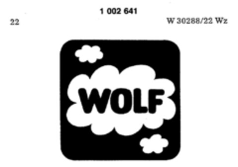 WOLF Logo (DPMA, 12.12.1979)