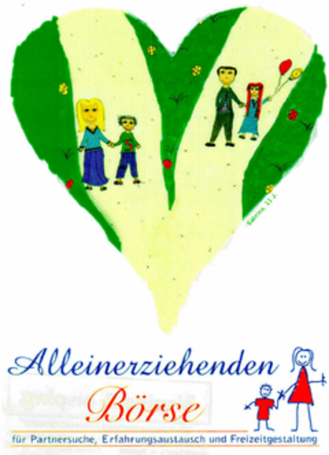 Alleinerziehenden Börse für Partnersuche, Erfahrungsaustausch und Freizeitgestaltung Logo (DPMA, 02/29/2000)