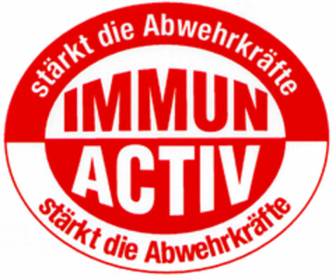IMMUN ACTIV stärkt die Abwehrkräfte Logo (DPMA, 23.06.2000)