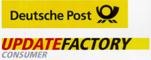 Deutsche Post UPDATEFACTORY CONSUMER Logo (DPMA, 17.08.2000)