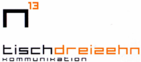 tischdreizehn Kommunikation Logo (DPMA, 26.03.2001)