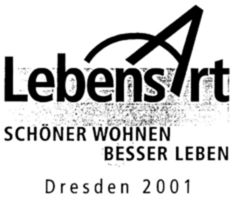 LebensArt SCHÖNER WOHNEN BESSER LEBEN Dresden 2001 Logo (DPMA, 11/16/2001)