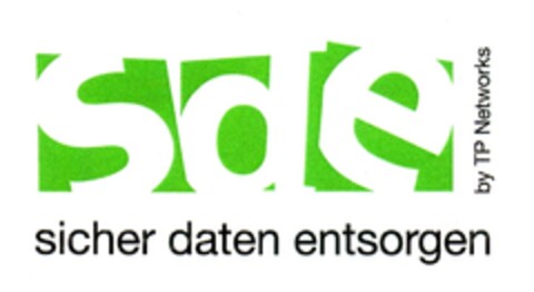 sde sicher daten entsorgen by TP Networks Logo (DPMA, 03/31/2010)