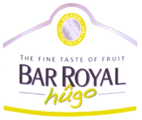 THE FINE TASTE OF FRUIT BAR ROYAL hûgo Logo (DPMA, 26.07.2011)