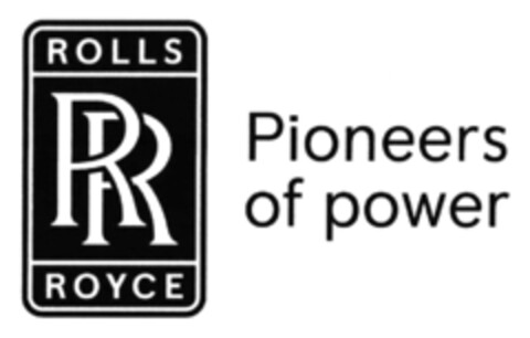 ROLLS RR ROYCE Pioneers of power Logo (DPMA, 12.07.2018)