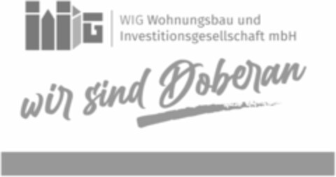 WIG Wohnungsbau und Investitionsgesellschaft mbH wir sind Doberan Logo (DPMA, 19.08.2022)