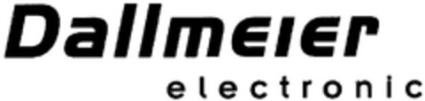 Dallmeier electronic Logo (DPMA, 03/20/2003)