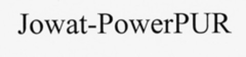Jowat-PowerPUR Logo (DPMA, 22.06.2004)