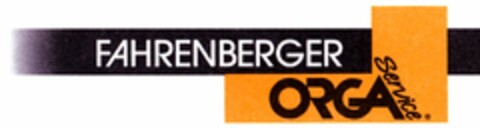 FAHRENBERGER ORGA Service Logo (DPMA, 03/16/2006)