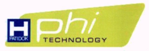 H PATIDOK phi TECHNOLOGY Logo (DPMA, 12.09.2006)
