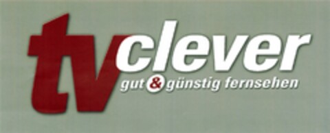 tvclever gut & günstig fernsehen Logo (DPMA, 28.02.2007)