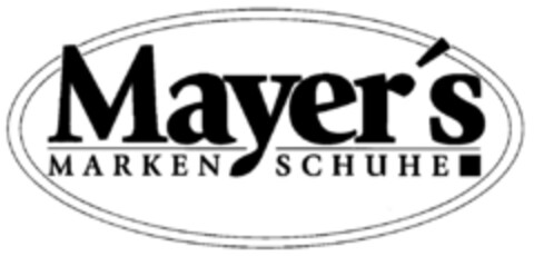 Mayer's MARKENSCHUHE Logo (DPMA, 04/16/1997)