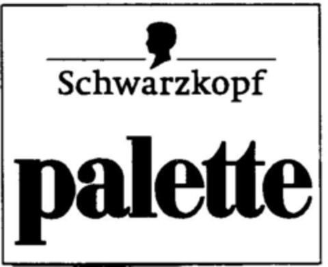 Schwarzkopf palette Logo (DPMA, 13.09.1997)