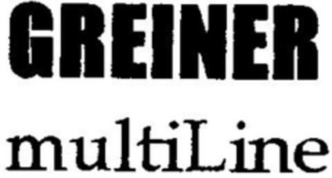 GREINER multiLine Logo (DPMA, 27.04.1998)
