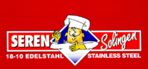 Seren Solingen 18-10 EDELSTAHL STAINLESS STEEL Logo (DPMA, 05/22/1998)