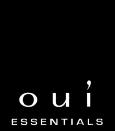 oui ESSENTIALS Logo (DPMA, 11.03.1999)