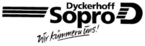 Dyckerhoff Sopro Wir kümmern uns! Logo (DPMA, 22.07.1999)