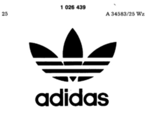 adidas Logo (DPMA, 05/16/1981)