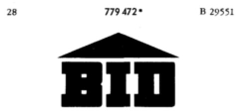 BID Logo (DPMA, 07/18/1963)