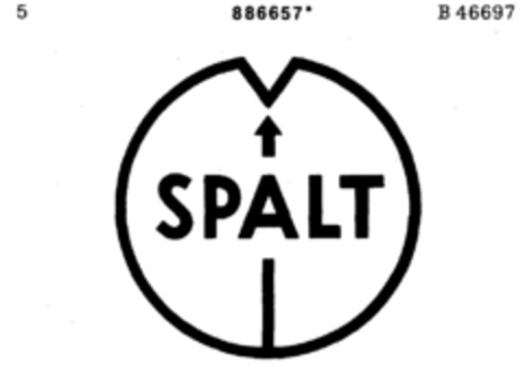 SPALT Logo (DPMA, 08/12/1971)