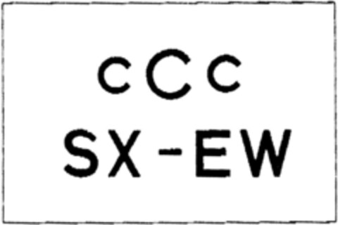 CCC SX-EW Logo (DPMA, 07/08/1993)