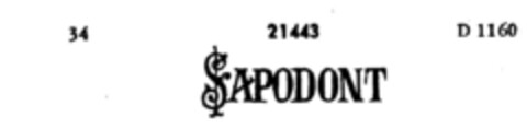 Sapodont Logo (DPMA, 01.12.1896)