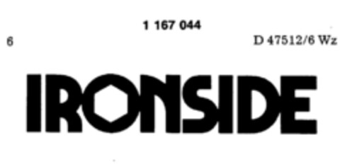 IRONSIDE Logo (DPMA, 01/22/1990)