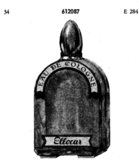 Ellocar EAU DE COLOGNE Logo (DPMA, 03.03.1950)