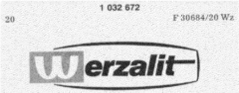 Werzalit Logo (DPMA, 08/29/1981)