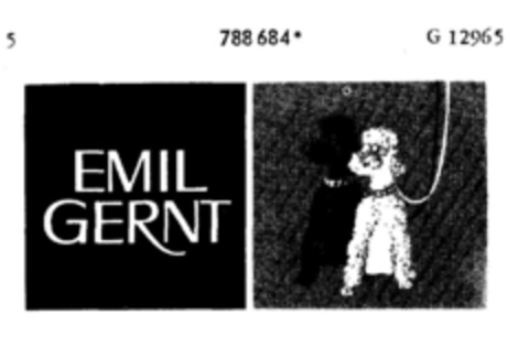 EMIL GERNT Logo (DPMA, 03.12.1963)