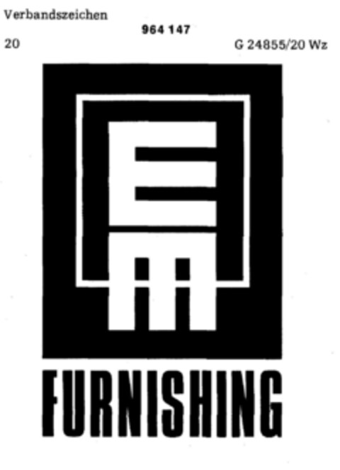 EM FURNISHING Logo (DPMA, 09/29/1976)