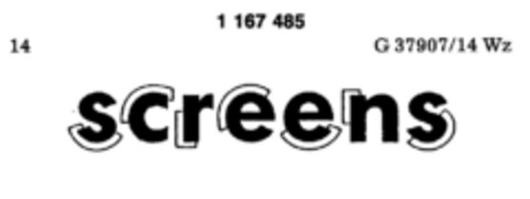screens Logo (DPMA, 05.04.1990)