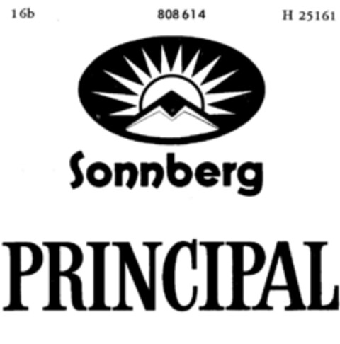 Sonnberg PRINCIPAL Logo (DPMA, 27.06.1964)