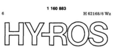 HY-ROS Logo (DPMA, 26.08.1989)