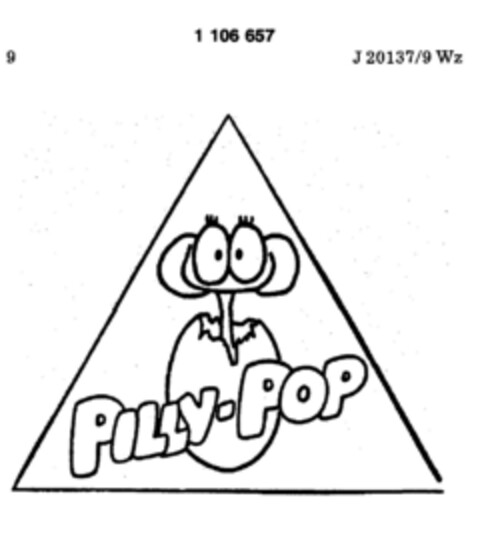 PILLY-POP Logo (DPMA, 13.06.1985)