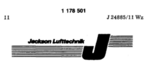 Jackson Lufttechnik J Logo (DPMA, 03.03.1990)