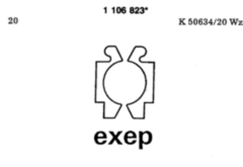 exep Logo (DPMA, 17.12.1986)