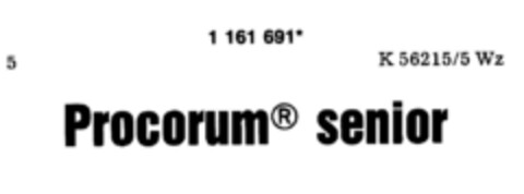 Procorum  senior Logo (DPMA, 01.06.1990)
