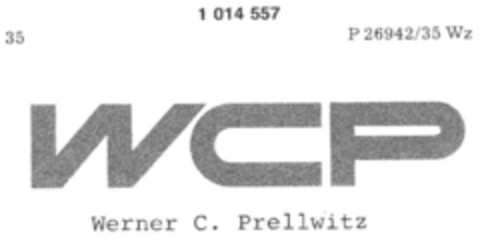 WCP  Werner C. Prellwitz Logo (DPMA, 12/04/1979)