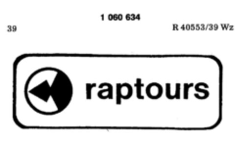 raptours Logo (DPMA, 25.11.1982)