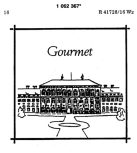 Gourmet Logo (DPMA, 17.02.1984)