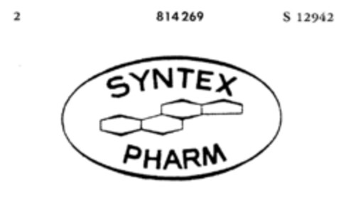 SYNTEX PHARM Logo (DPMA, 29.08.1961)