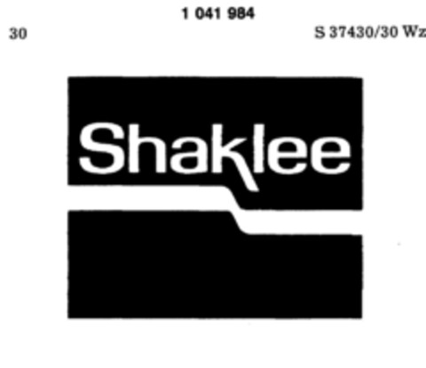 Shaklee Logo (DPMA, 15.04.1982)